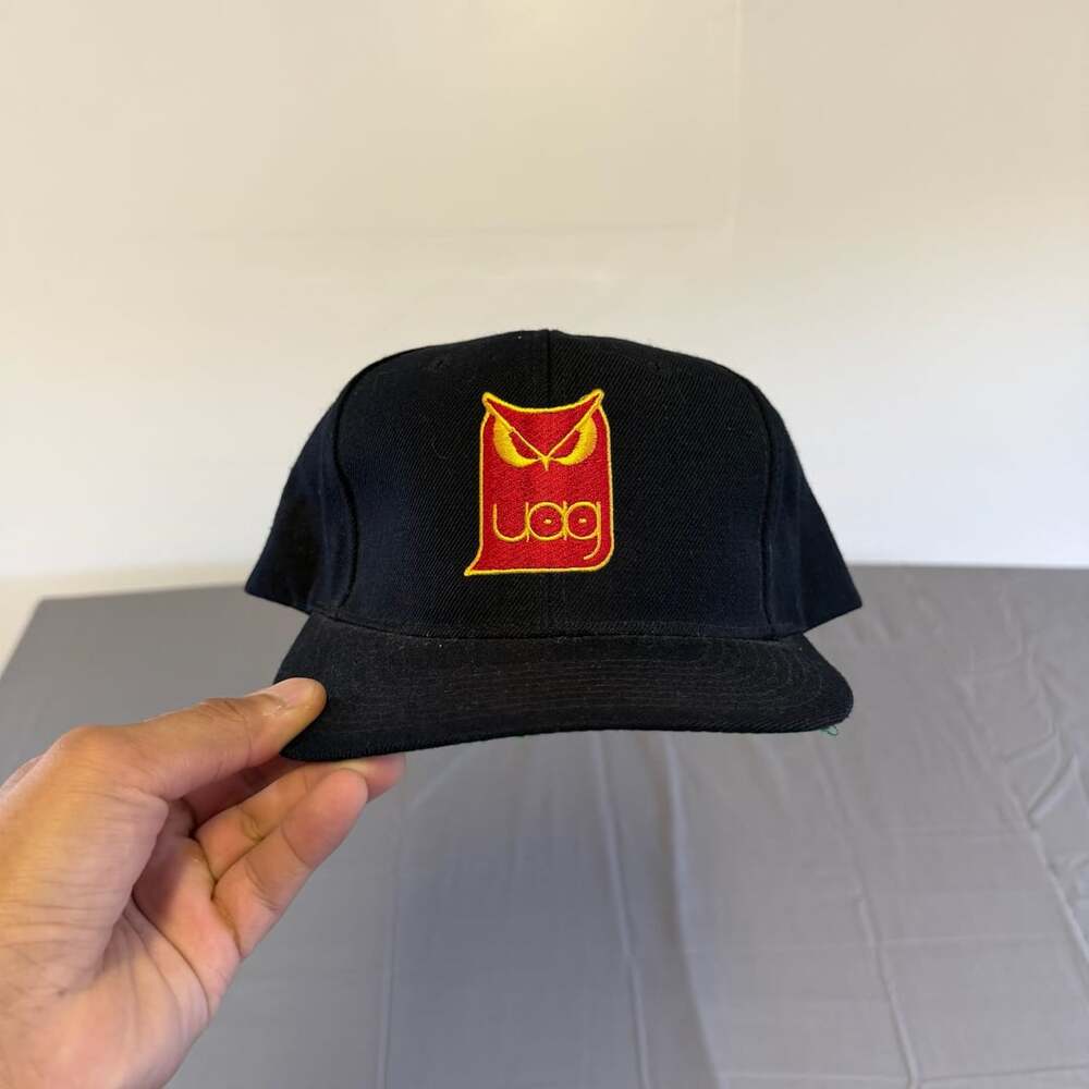 Vintage Tecos football team  Logo Snapback Hat One Size Black Green Undervisor